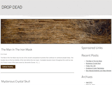 Tablet Screenshot of dropdead.com